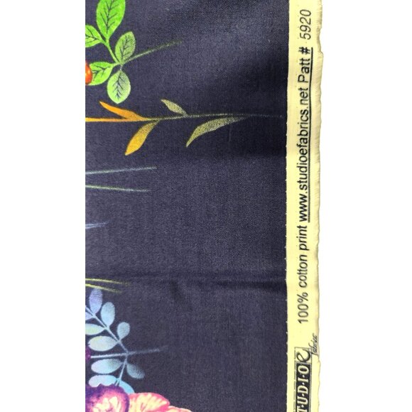 Butterfly Bliss Fabric By Elizabeth Isles For Studio 10 - 100% Cotton Print 44"x - Picture 9 of 10